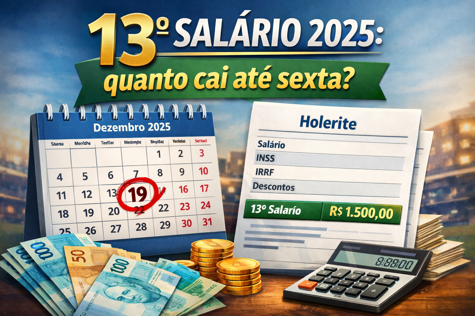 13º Salário 2025: você sabe quanto tem que cair na sua conta até sexta-feira?